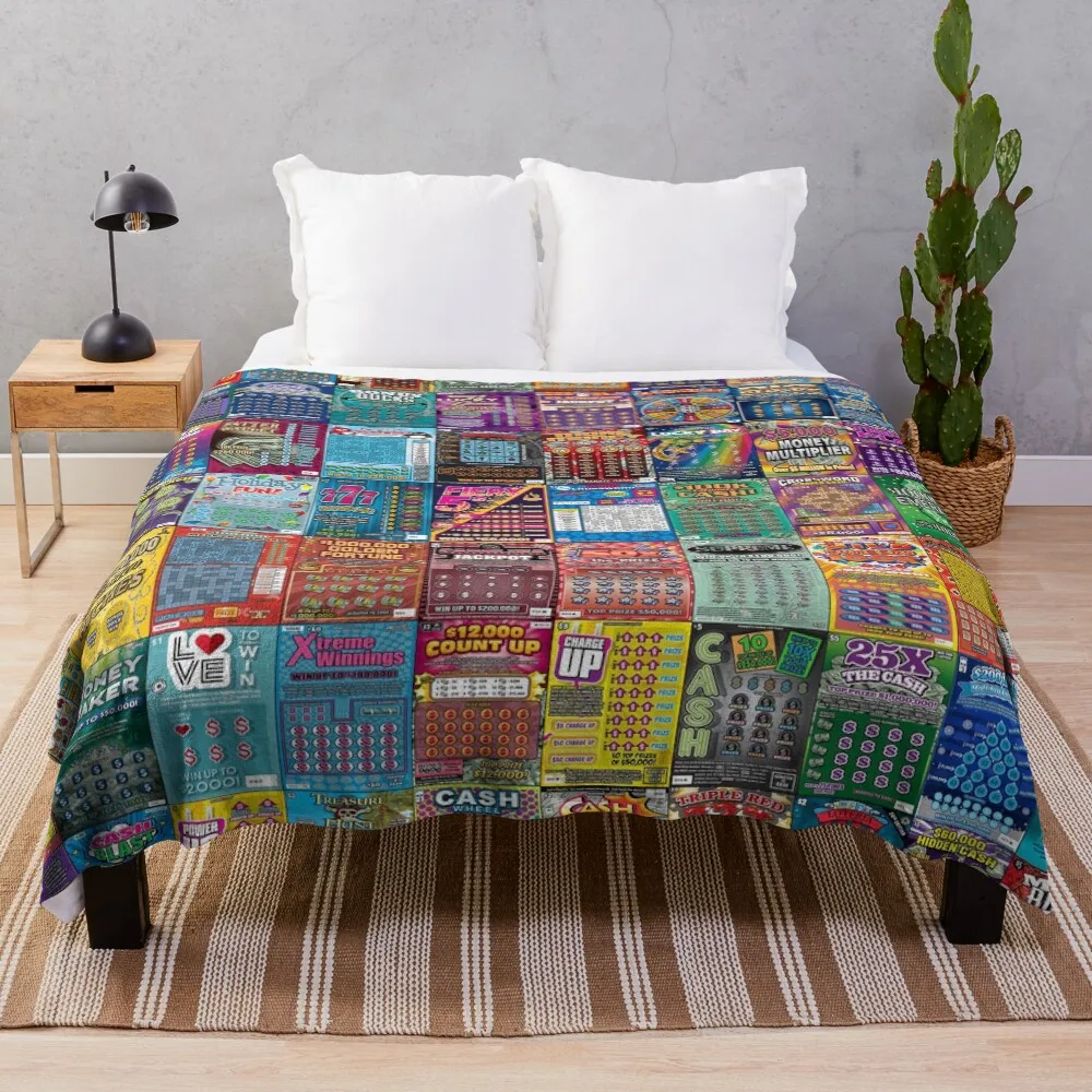 

Lottery Throw Blanket Soft Plush Blanket as Housewarming Gift
