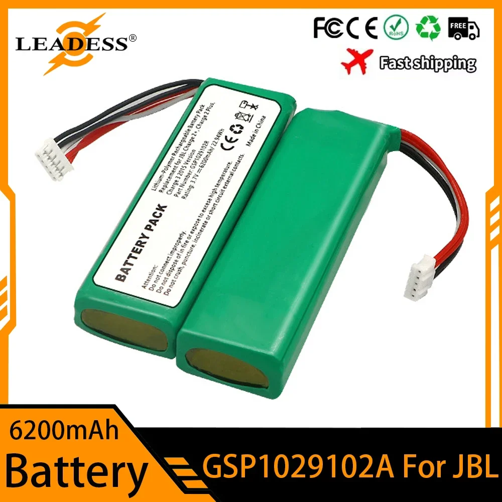 Original 6000mah Battery for JBL Charge 2 Lithium Battery Pack GSP1029102A for JBL Speaker Special Edition Rechargeable Battery