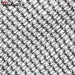 8 ~ 10 lat 30 ~ 90% blok UV czarny okrągły jedwab Mono HDPE tkaniny siatki przeciw ptakom grad siatki rośliny ogrodowe pokrywa siatka cieniująca