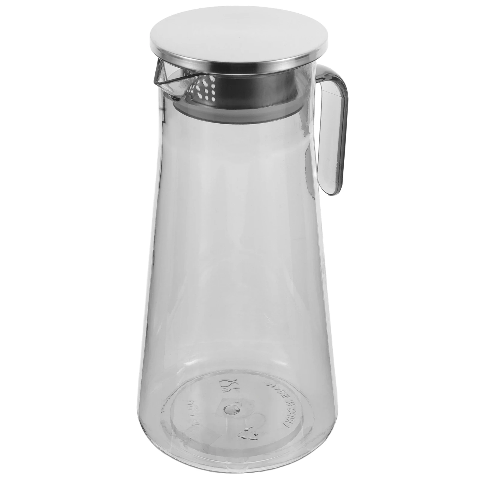 

Cold Water Pitcher Dark Grey Acrylic Beverage Dispenser Jug for Hot Cold Drinks Fruit Tea Coffee Bars Restaurants