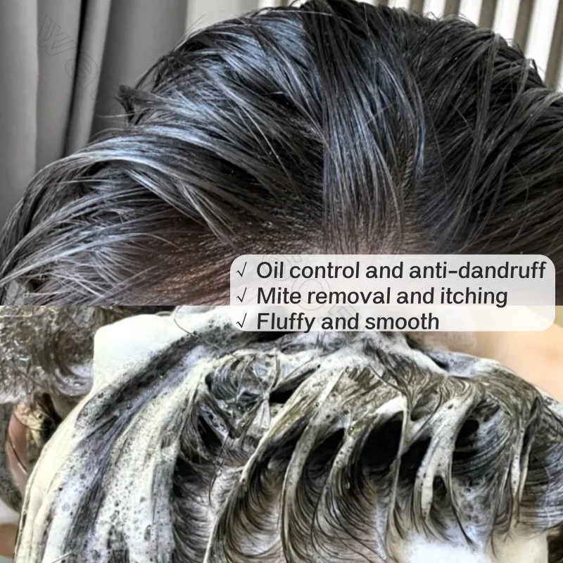 Selenium Disulfide Shampoo 180ml Travel Package Deep Cleaning Oil Control Fluffy Stain Removal and Itchy Shampoo