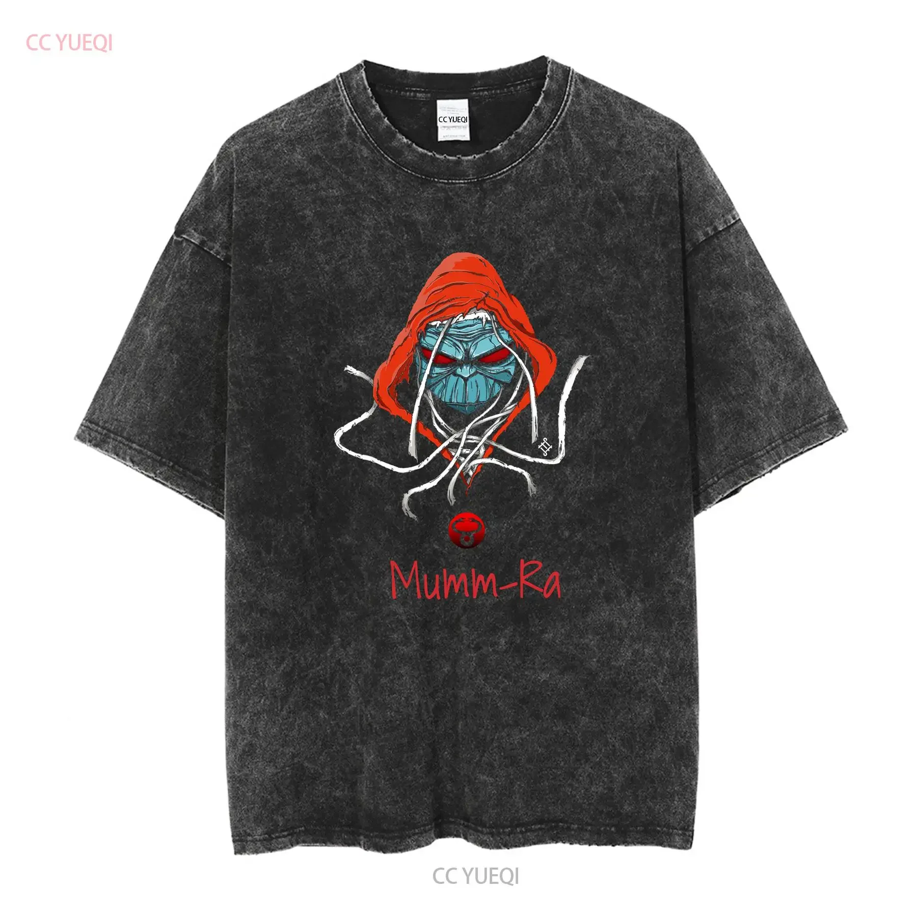 Mumm Ra Cartoon T Shirt Funny Sarcastic Heavy Cotton long or short sleeves vintage Washed Casual Versatile homme Unisex