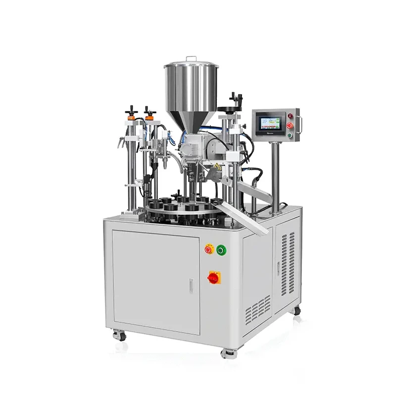 MWSF-1-30WL Semi Automatic Cosmetics Hand Cream Aluminum Tube Filling and Sealing Machine