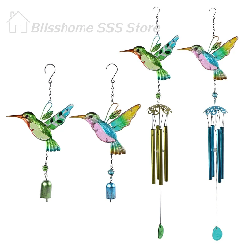 【S】Wind Chime Japanese Glass Style Goldfish Garden Hanging Outdoor Decor Pendant Furin Fish Ornament Interior Design