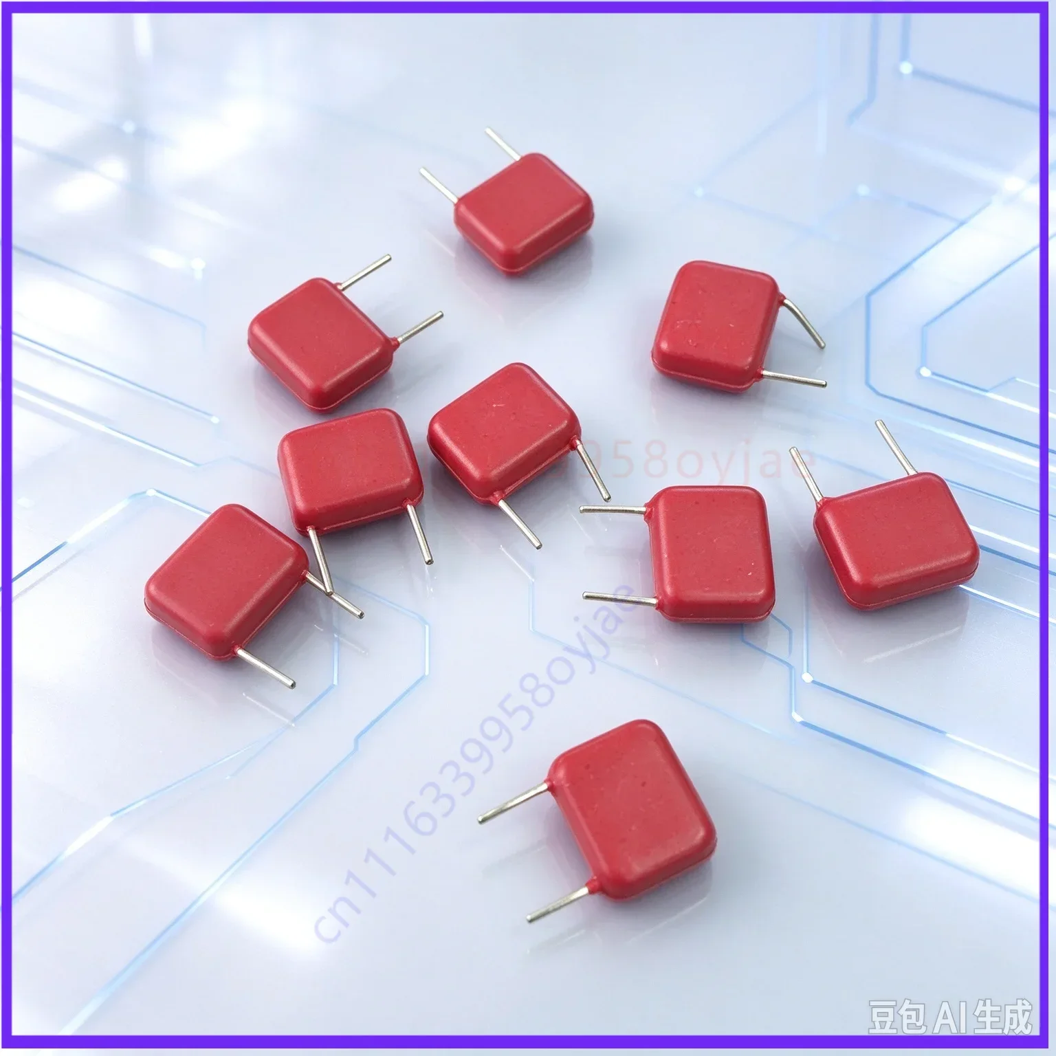 100pcs  Film Capacitor MKS 154J for Audio Coupling, WIMA Vintage Germany 0.15UF 100V P-7.5