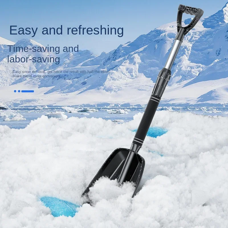 Thickened Car Snow Shovel Set - Removable Mounting Design Winter Snow Shovel for Cars