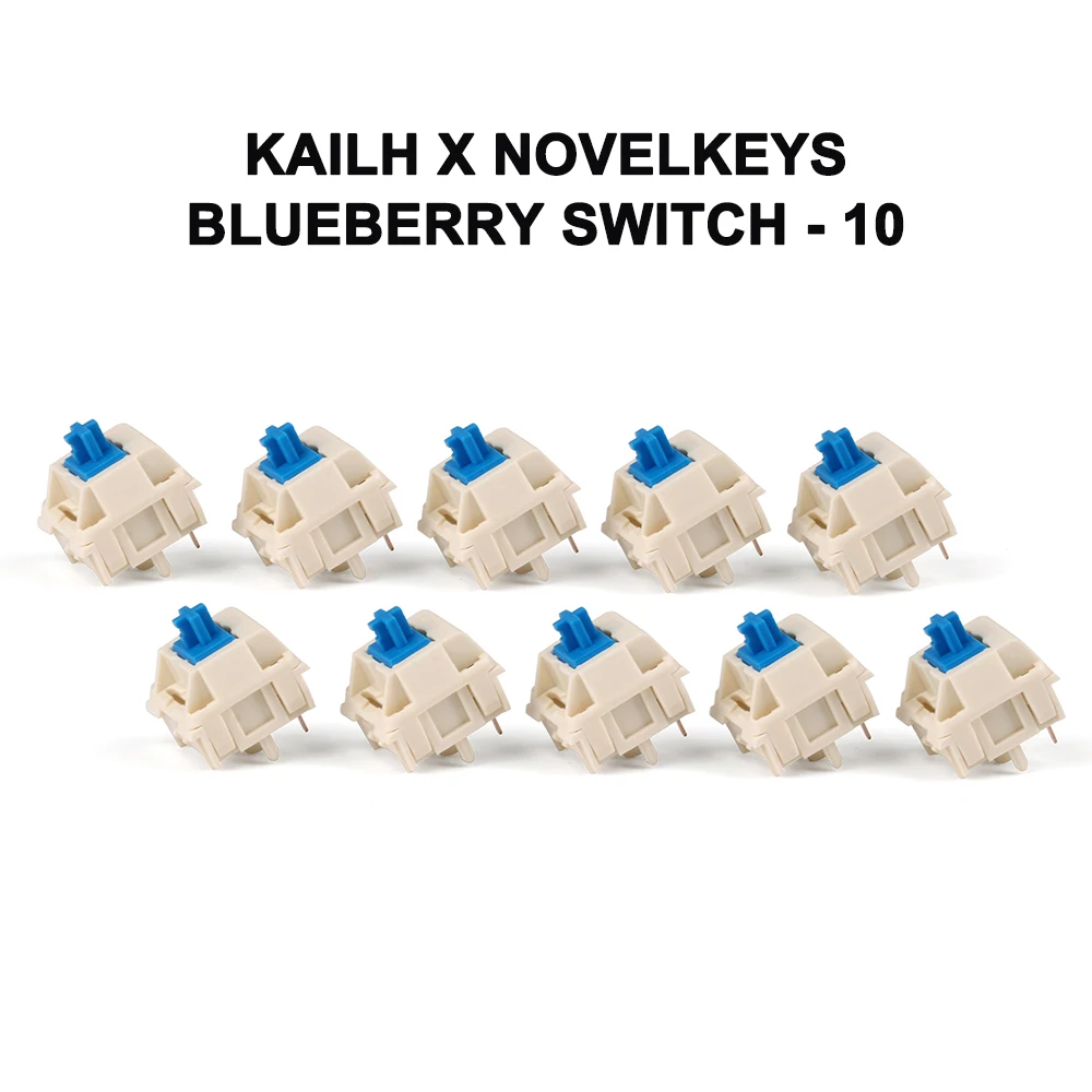 Imagem -05 - Interruptor Tátil 55g da Haste de 5pin mx da Força 5pin para o Teclado Mecânico Retroiluminado 50m Novelkeys x Kailh Blueberry Switch 4pin 5pin Rgb Smd