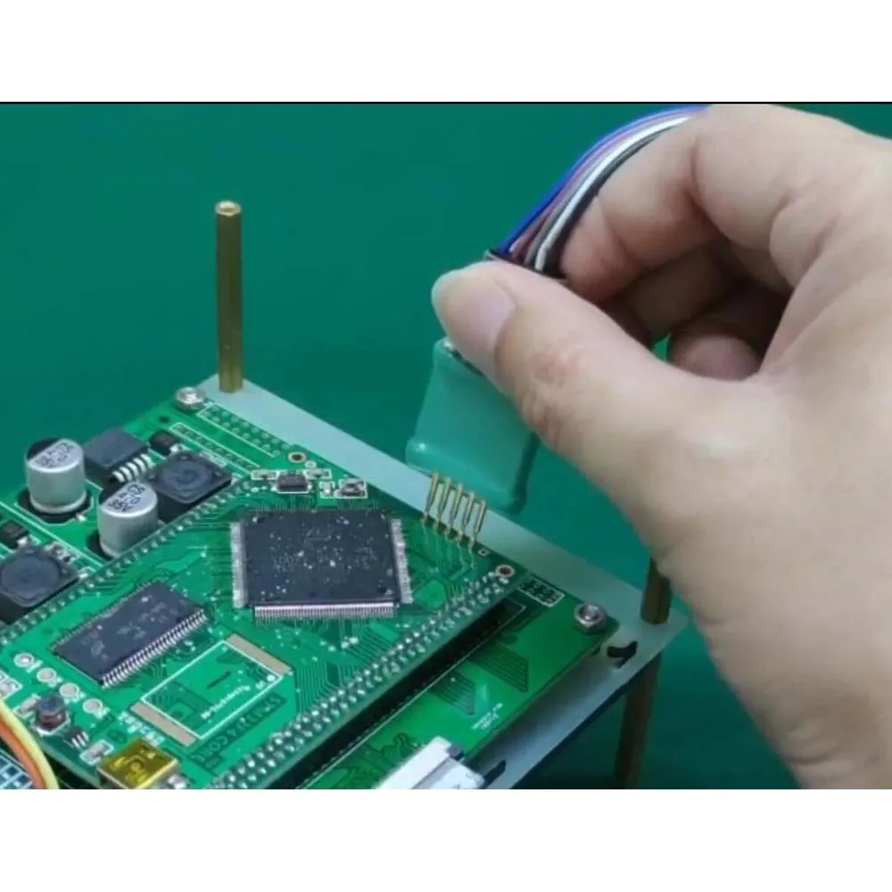 Handheld 2.54MM 2.00MM 1.27MM 3P 4P 5P 6P 8P PCB Test Stand burning PIN Clip Clamp Debug Download programming ARM JTAG Probe