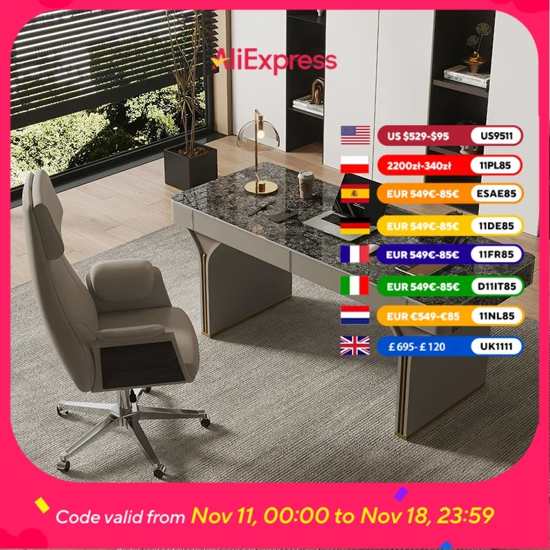 

Роскошный офисный стол для руководителей, современный дизайнерский органайзер, игровой офисный стол, экономия места, офисная мебель Mesa Escritorio