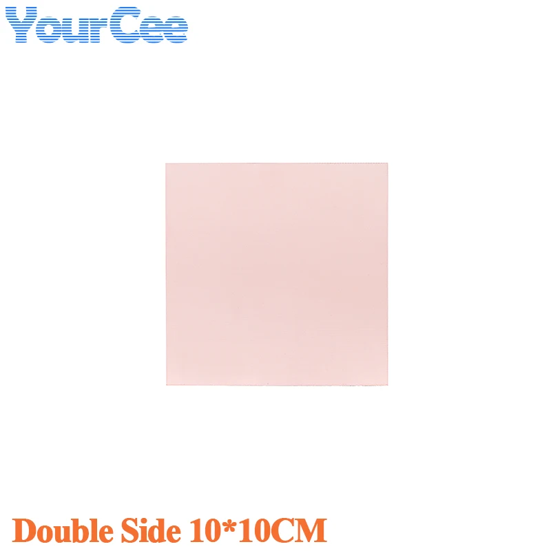 5pcs Double Side Copper Clad Plate 10*10cm DIY PCB Kit Laminate Circuit Board 10x10cm Glass Fiber Material Universal Board PCB