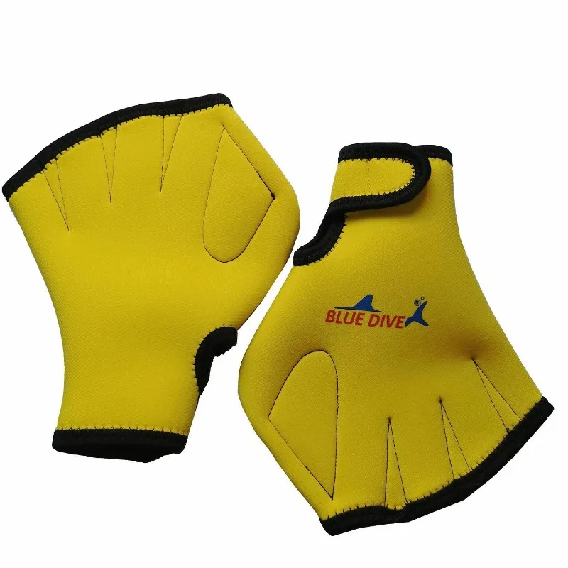 Aquatic Swimming Webbed Gloves Gloves Paddles Fit Traning Water Resistance Webbed Paddles for Swimming Diving