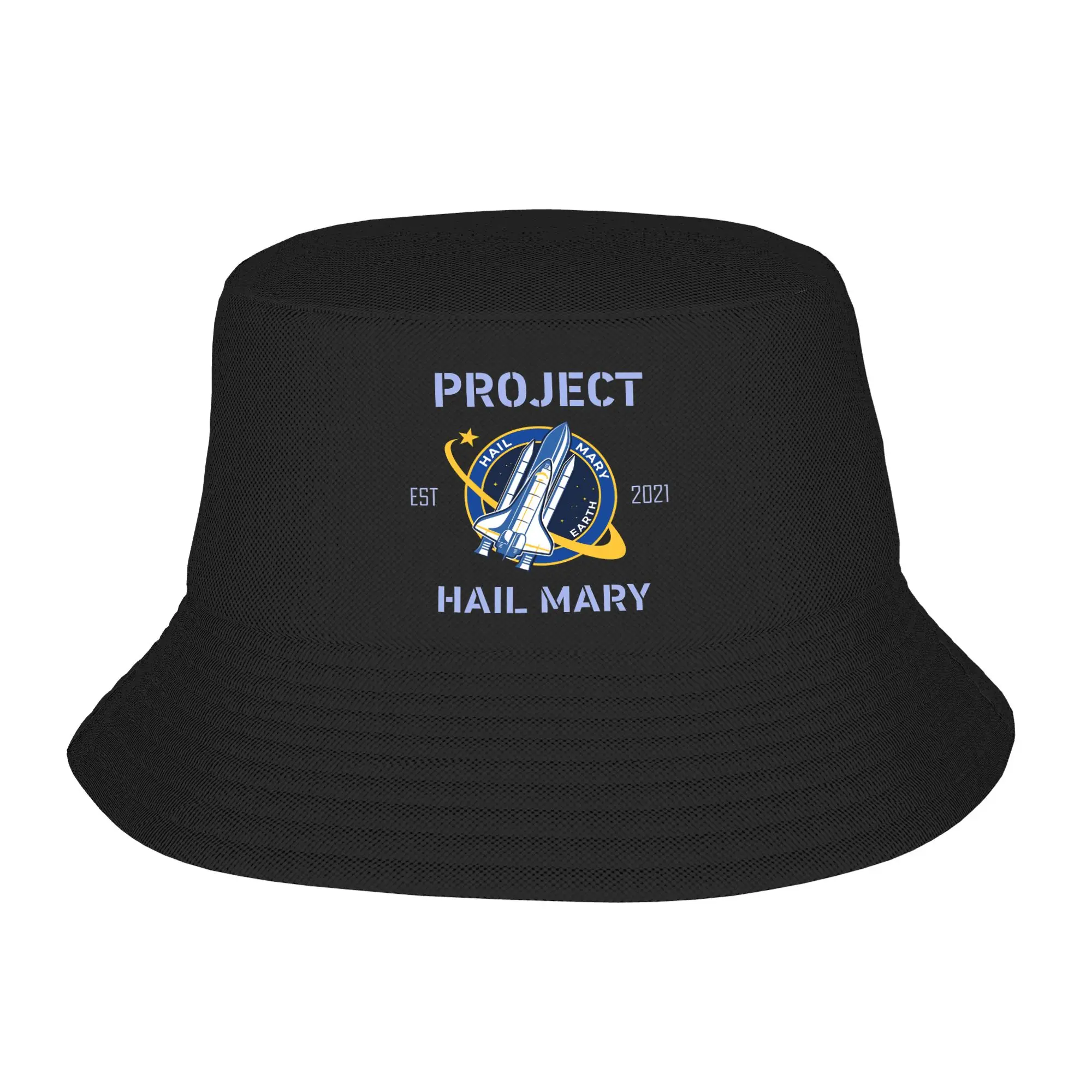 Project Hail Mary Bucket Hat For Men Women  Fisherman Hats Fashion Fishing Caps Personality Outdoor Custom Sunscreen Hats