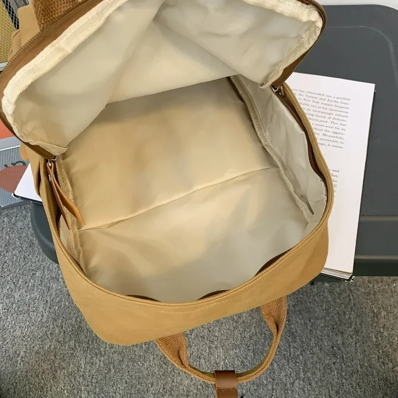Nowy damski męski płócienny plecak uniwersytecki Mężczyźni Kobieta Retro Podróżna torba na książki Dziewczyna Chłopiec Laptop Student Moda Vintage Lady Torby szkolne — zdjęcie 6