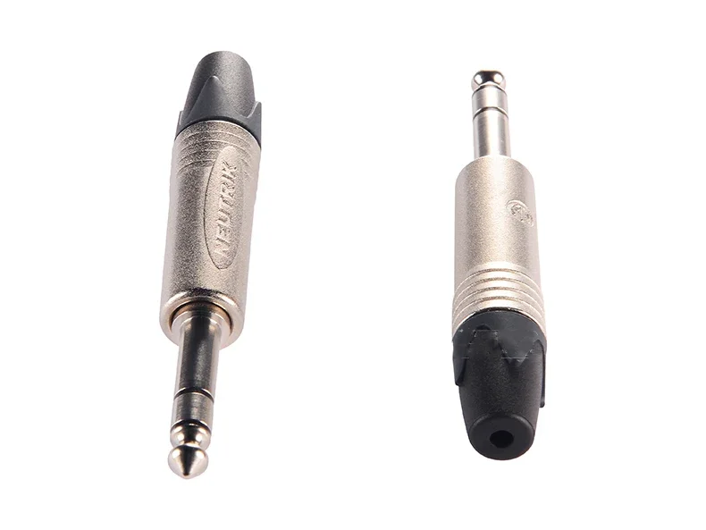 Schweiz NEUTRIK NP3X 3 pol rechten winkel 1/4 "6,35mm 6,5 stereo sound gold-überzogene stecker gerade winkel