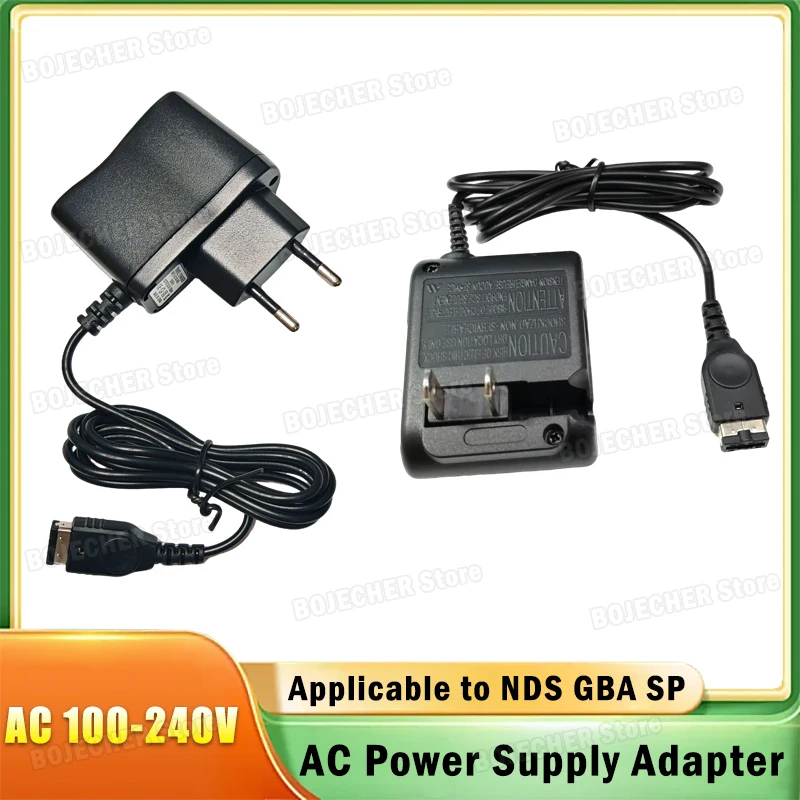 AC 100-240V AC Power Supply Adapter For NDS GBA SP Handheld Game Console Charger Portable Home Wall Travel Charger EU US Plug