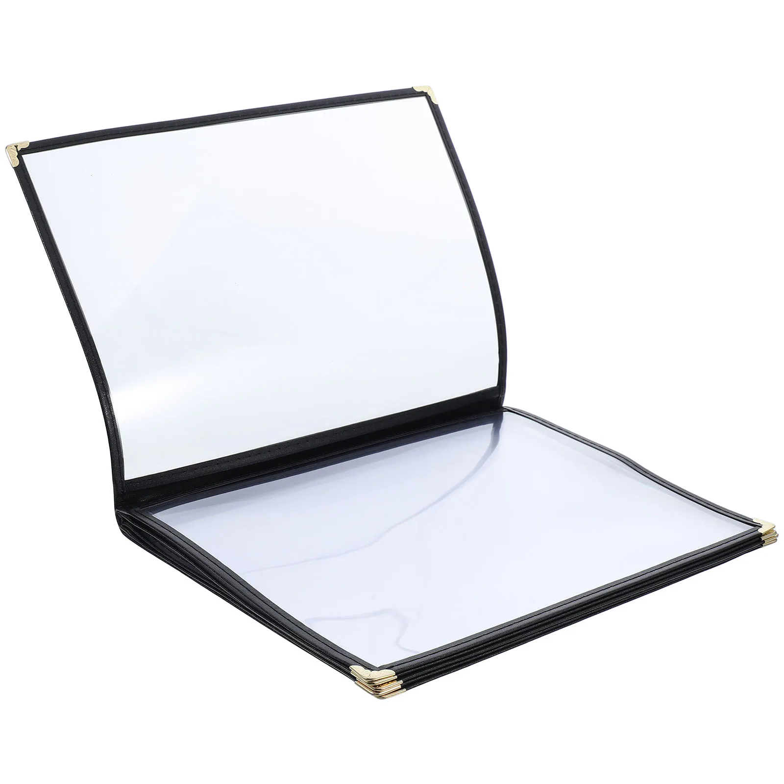 

Transparent Book With Clear Inserts Pvc Menu Holder For Restaurant Bar Hotel Durable Menu Binder Drink List Cover Kitchen
