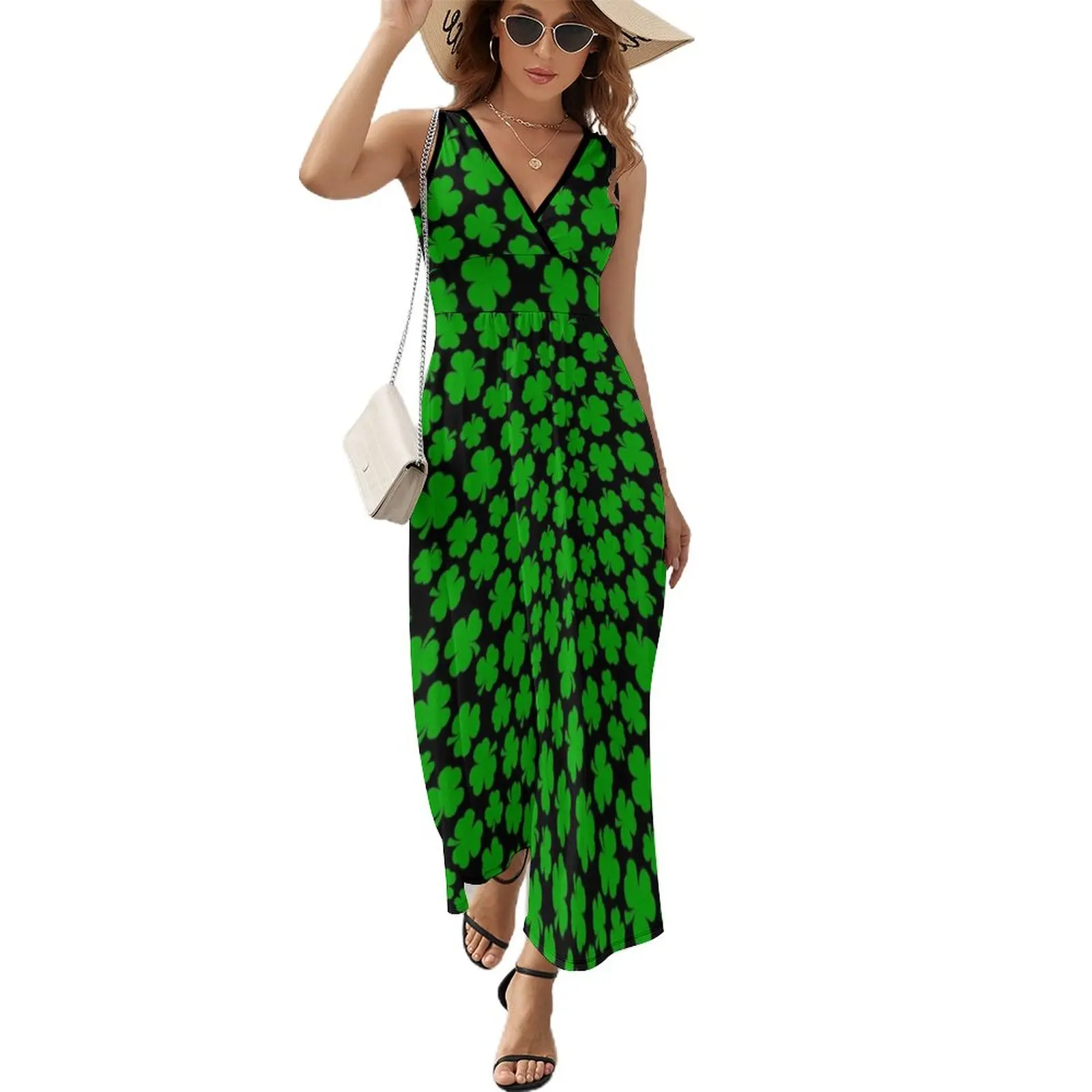 

Shamrockadelic II Sleeveless Dress chic and elegant evening dress Woman fashion women's evening dress 2024