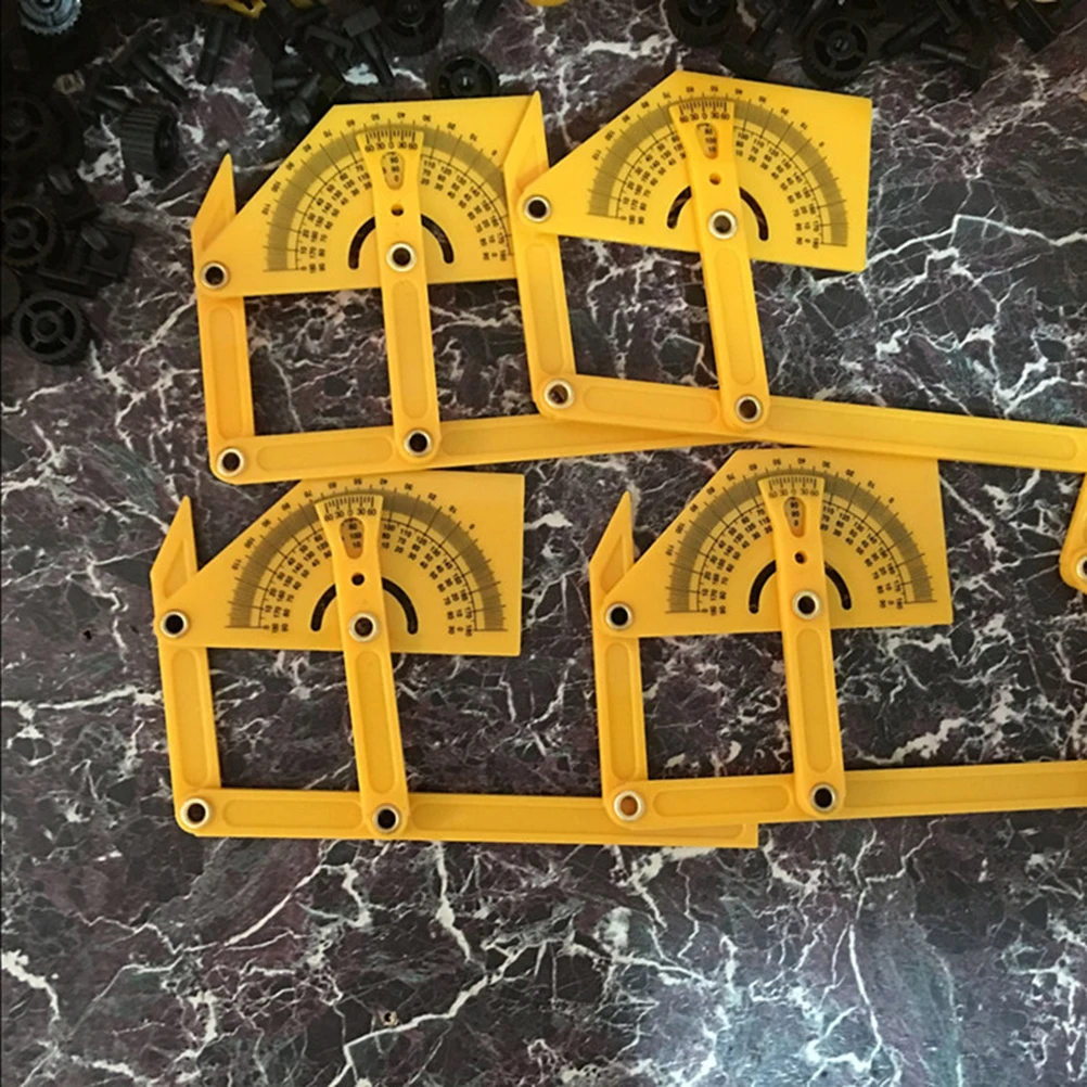 

Foldable Measuring Ruler Multi Angle Template Tool For Carpentry Woodworking Layout Marking Arch Angle Durable