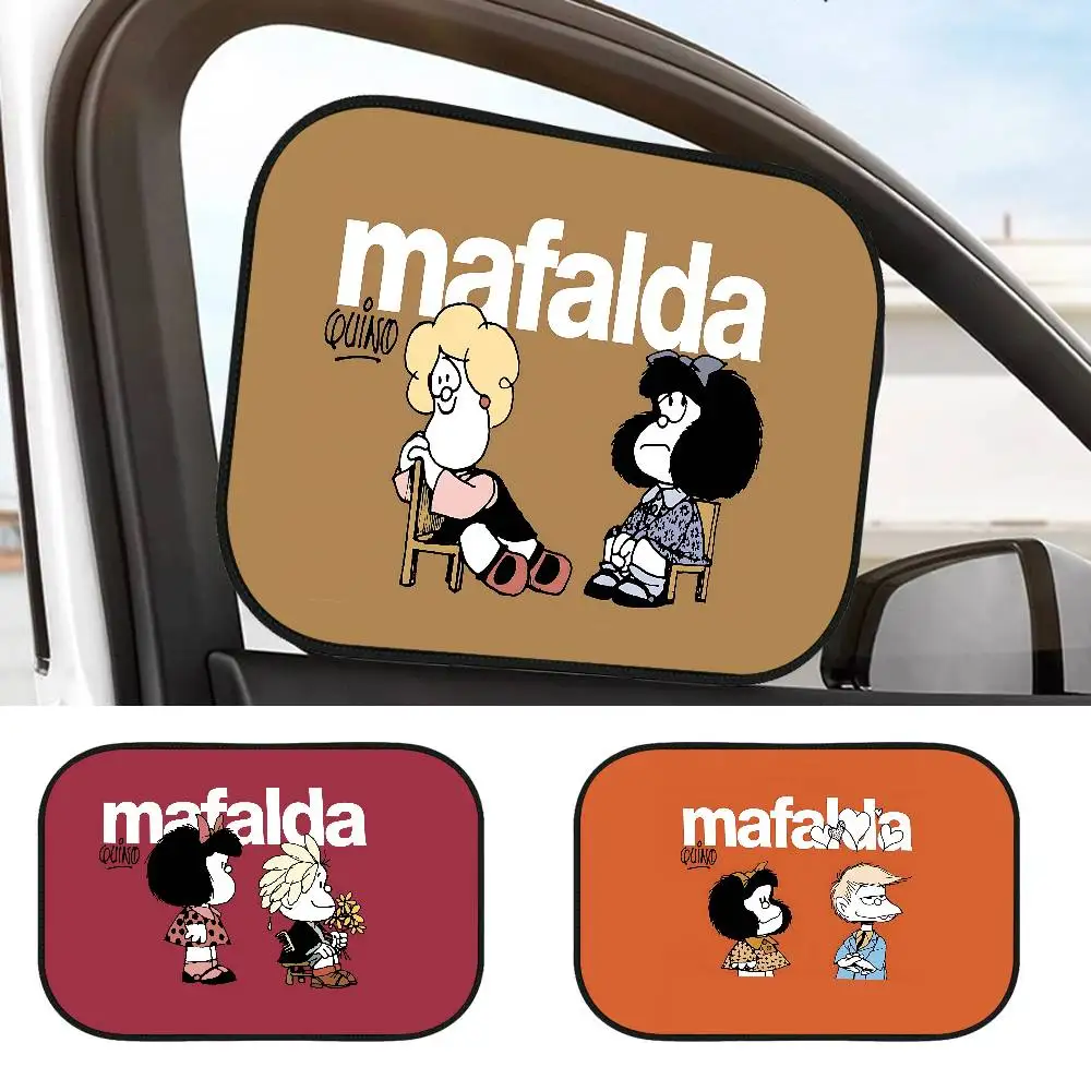

M-Mafalda Gir 1-Pack Car Side Window Sunshade Heat Insulation Static Absorption Car Sun Barrier Driver Shade Interior