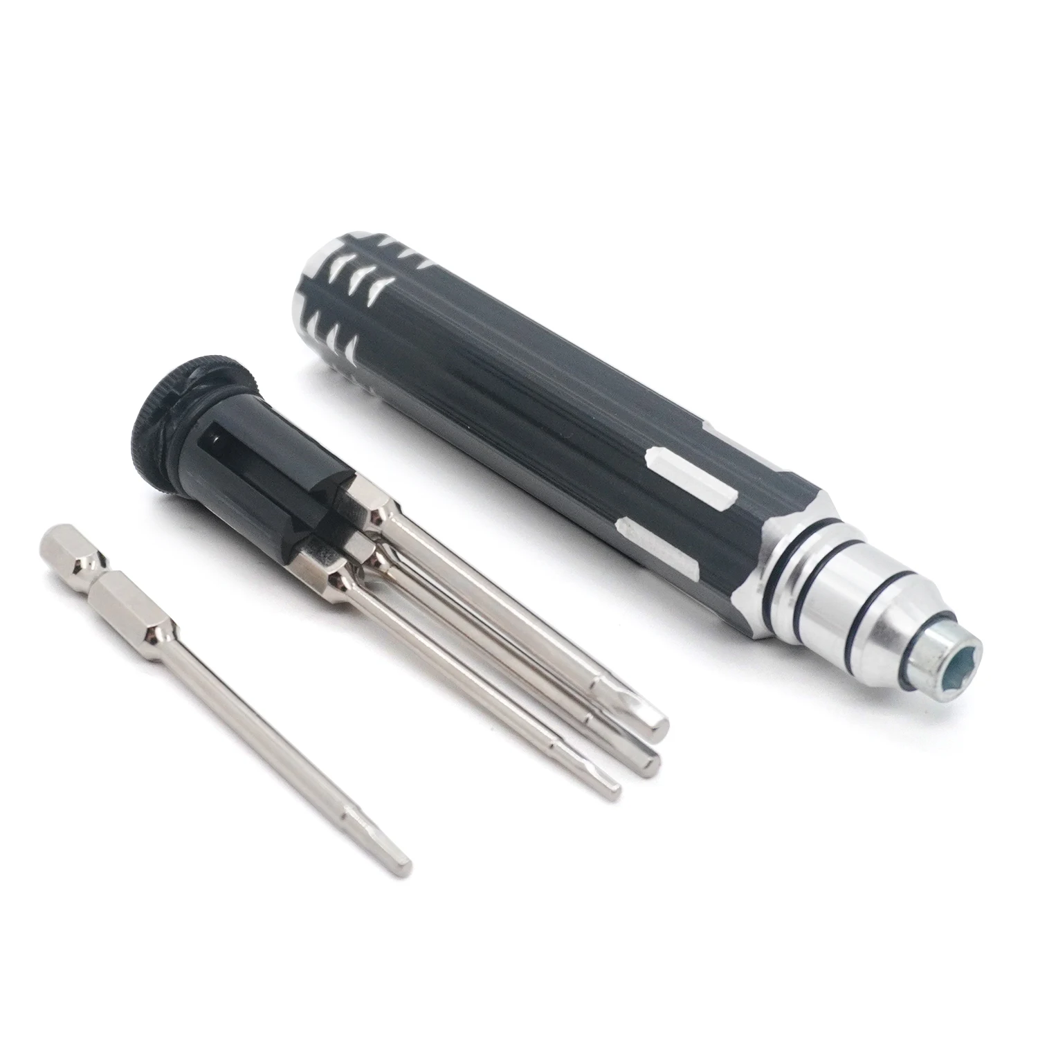 Piezas de reparación de control remoto, destornillador hexagonal 4 en 1, 1,5mm, 2,0mm, 2,5mm, 3,0mm, kits de herramientas para helicóptero RC, avión, Dron, avión, coche Universal