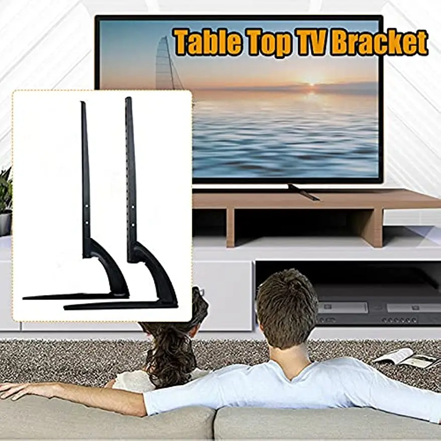 LCD/LED TV Foot TV Universal Table 32 Inches 2.5mm Thick Steel TV Stand 32-70 Inch 32-70 Inch Universal TV Stands For Adjustable