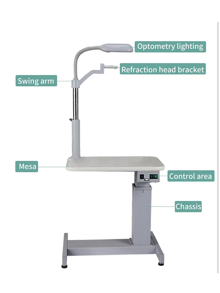 The Ophthalmic Optical Instrument Dedicated Vision Examination Lift Table Is Suitable For Arranging Various Optical Instruments