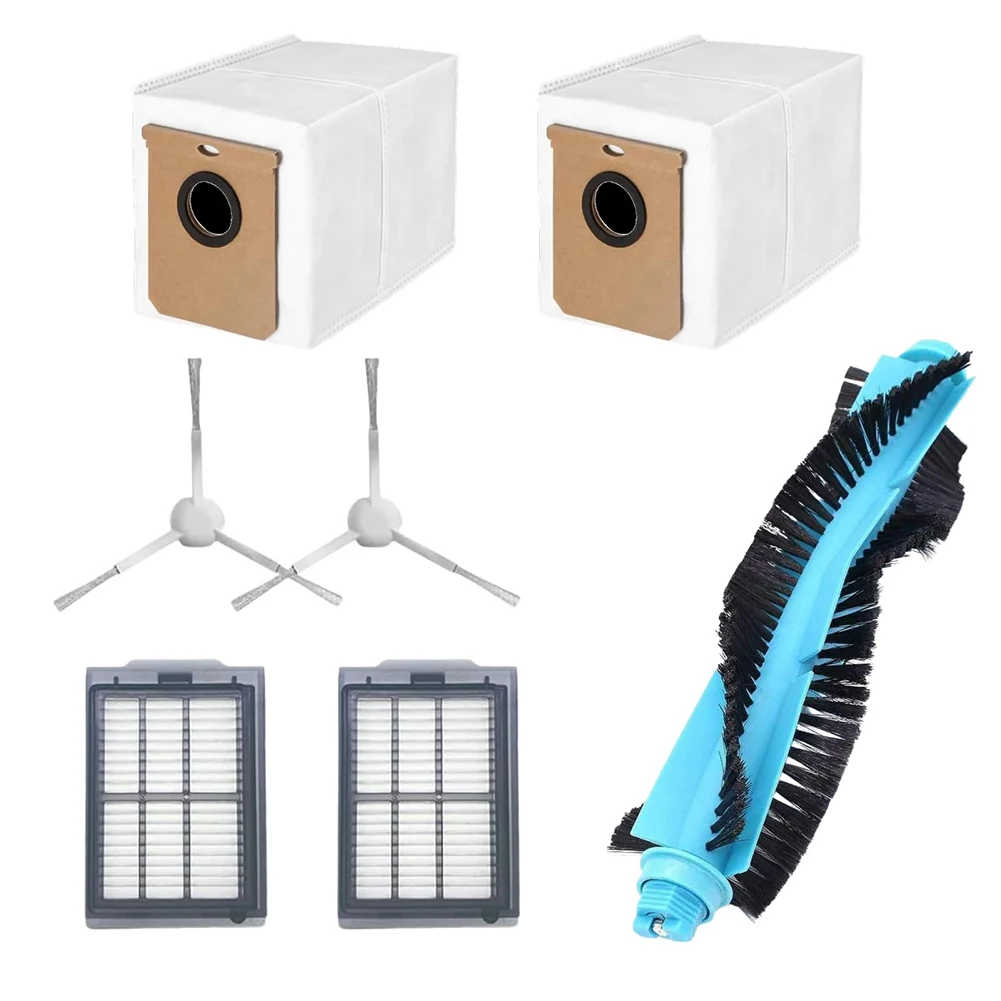 Replacement Components Set for Cecotec For Conga 15090 16090 AI Robot Vacuum Cleaner Filter Dust Bag Side and Main Brush