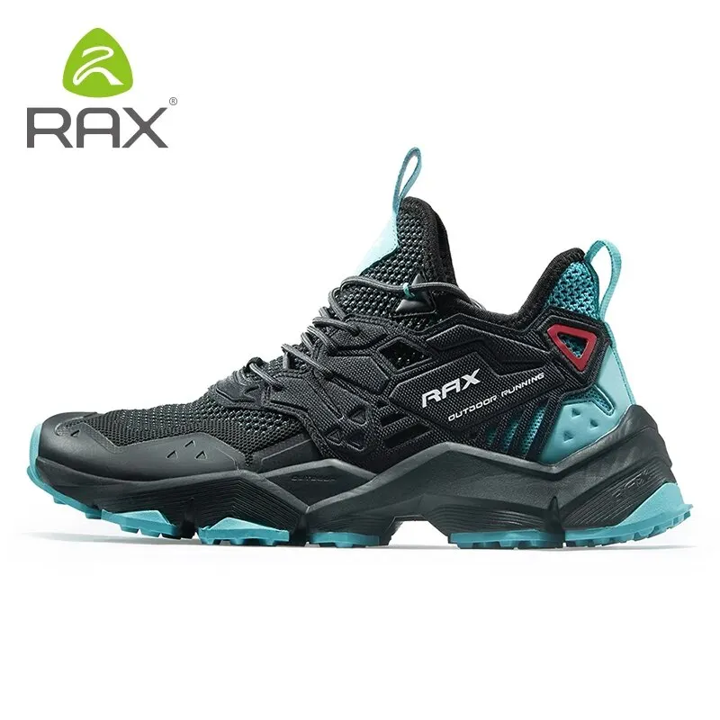 RAX Running Shoes Men&Women Outdoor Sport Shoes Breathable Lightweight Sneakers Air Mesh Upper Anti-slip Natural Rubber Outsole