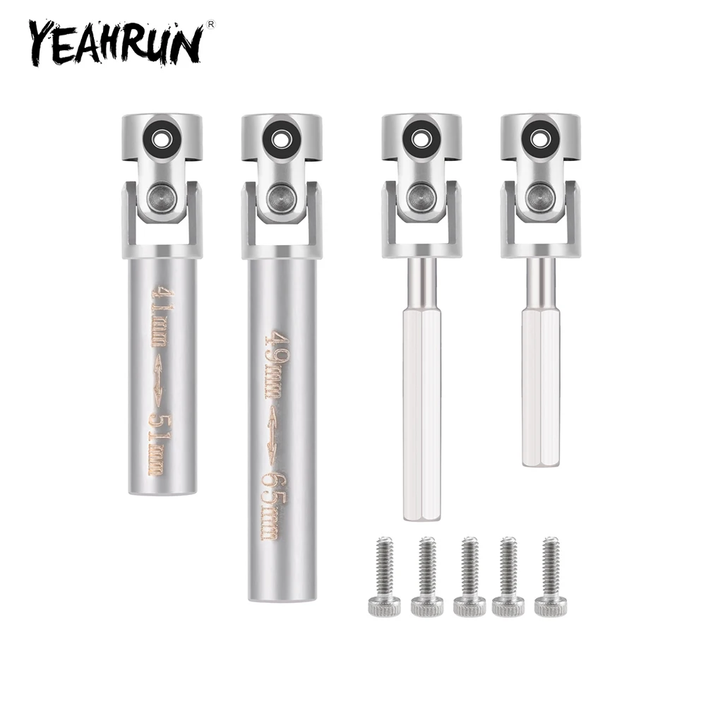 

YEAHRUN 41-51mm,49-65mm Stainless Steel Center Drive Shaft for 1/18 RedCat Ascent Rock Crawler Car