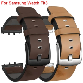 สําหรับ Samsung Galaxy Fit 3 สายนาฬิกาหนังสําหรับ Samsung Galaxy Fit 3 สายรัดข้อมือสําหรับ Galaxy Fit 3 สร้อยข้อมือสายคล้องคอ