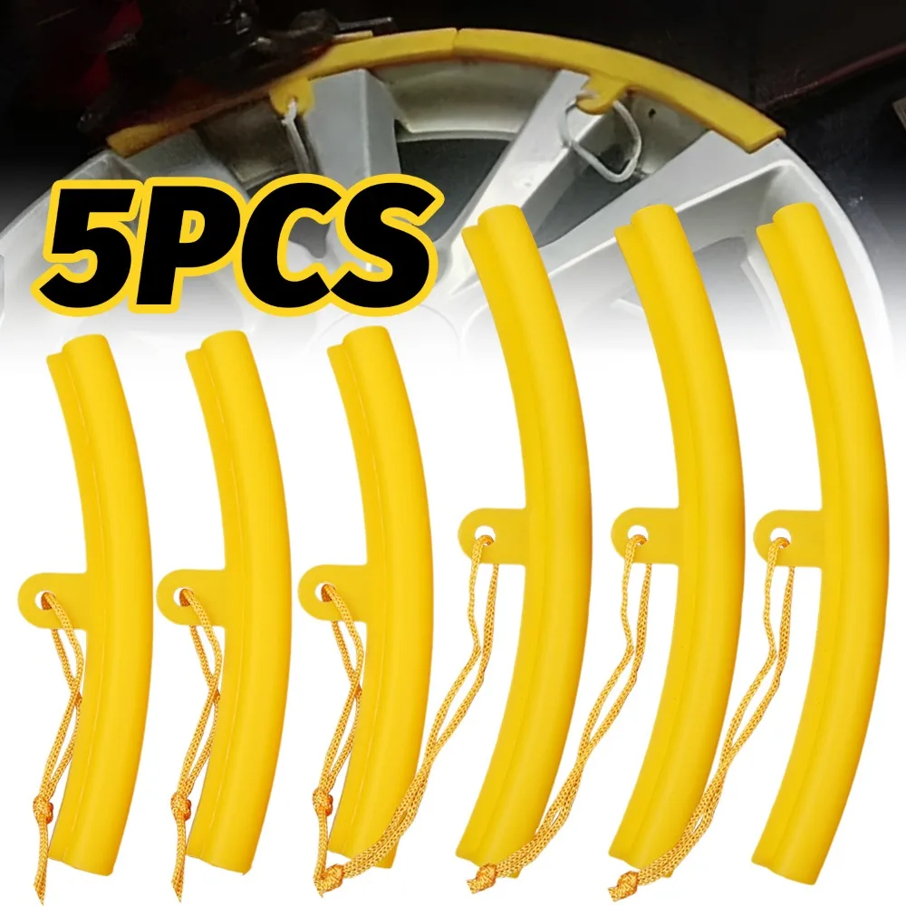

Car Wheel Rim Protector Covers Universal Auto Truck Tire Steel Ring Anti-Scratch Guards Wear Resistance Auxiliary Repair Tools