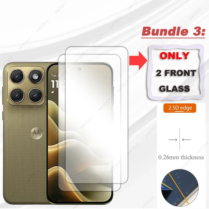 

For Motorola Edge 2026 5G Glass Screen Protector For Motorola Edge gen 7 Film HD Clear Protective Film Camera Lens Protector