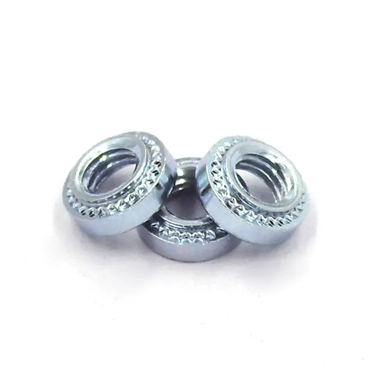 200PCS M2 M2.5 M3 M3.5 M4 M5 M6 PEM Self Clinching Nuts Zinc Plated Steel Pressure Rivet Porcas for Electronic Equipment