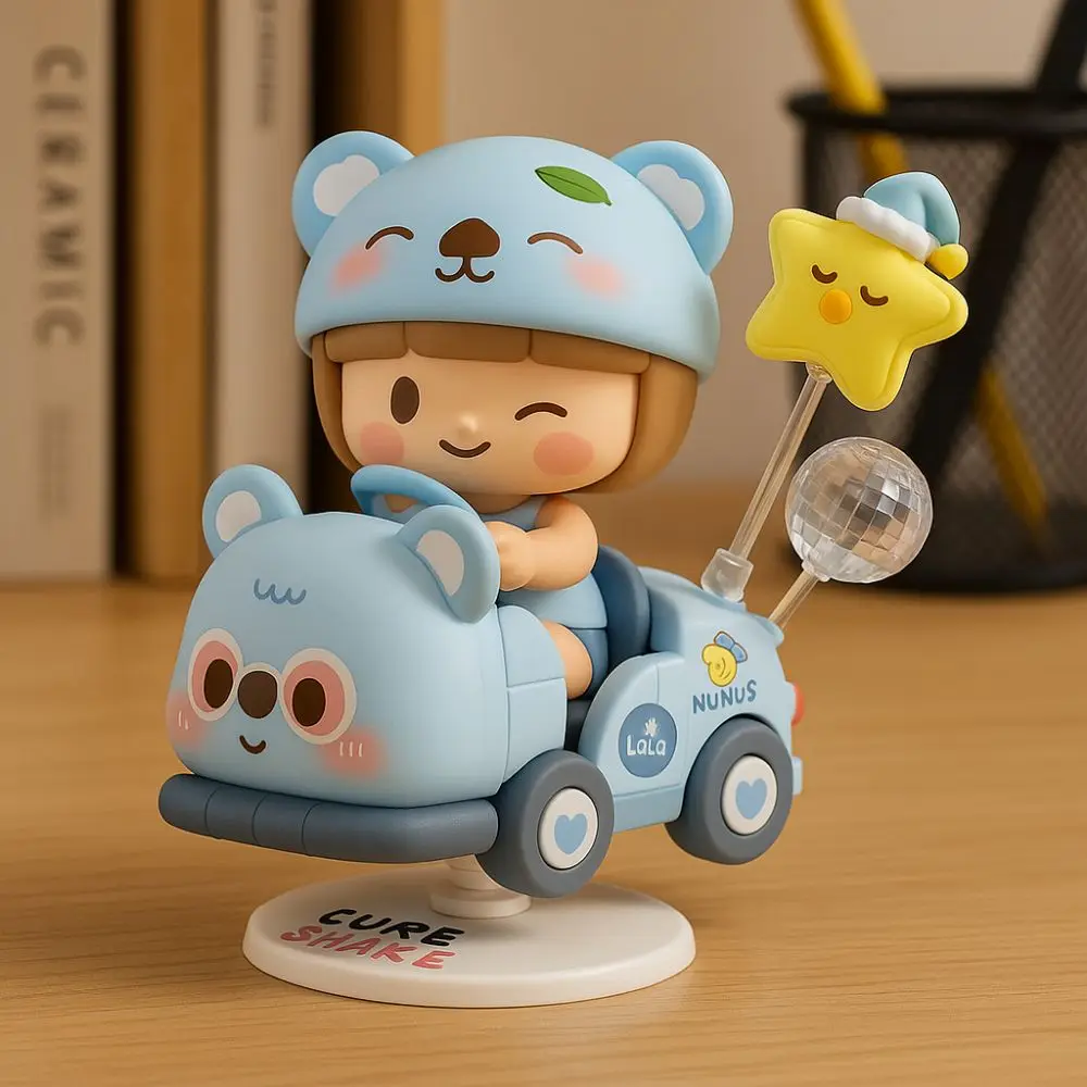 Aprendizagem montar carro de balanço para animais de estimação montar brinquedos pequenas partículas caminhão de alimentação blocos de construção de carro de balanço 190 peças + loja de frutas