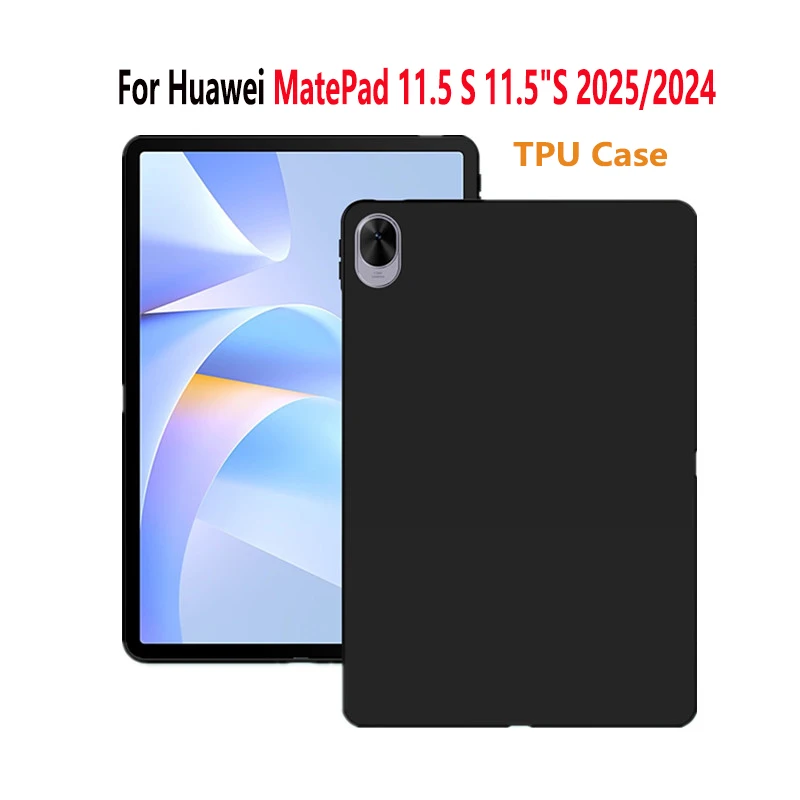 

Для Huawei MatePad 11,5 S 2025 Защитный чехол SLG-W50/W10 Подушка безопасности Силиконовый мягкий чехол из ТПУ Funda MatePad 11,5 "S 2024 Чехлы для планшетов