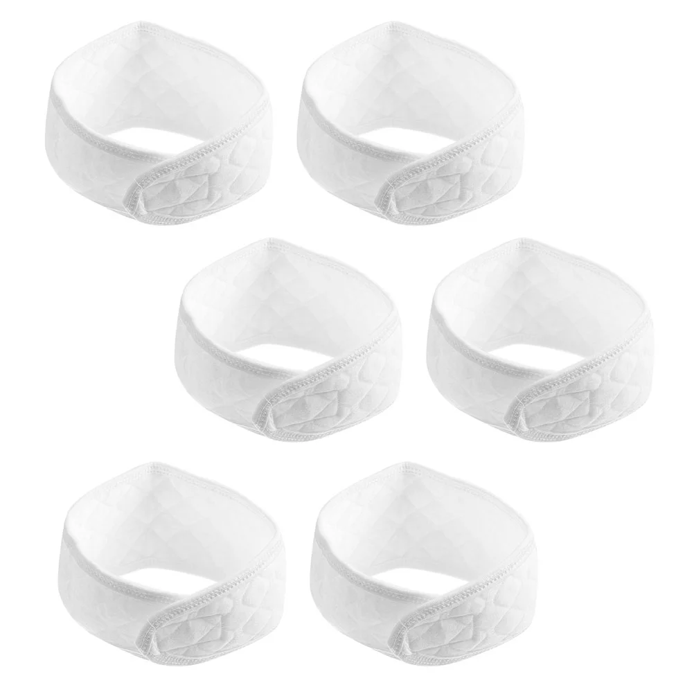 6 Pcs Newborn Umbilical Cord Belly Band Cotton Cover for Navel Protective Belts