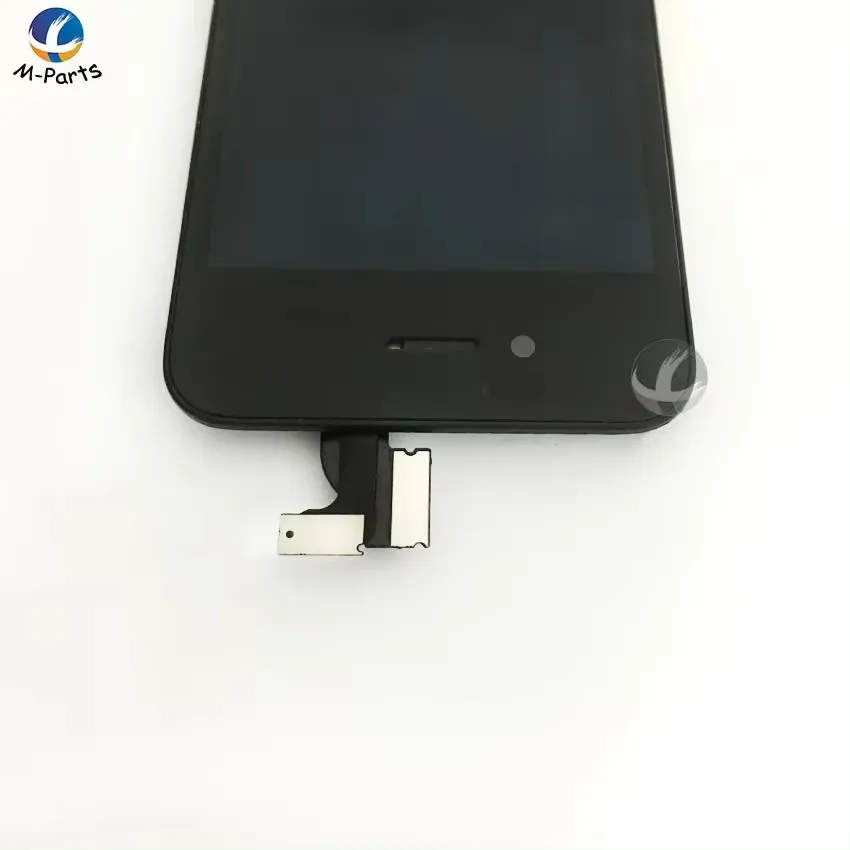 A+ Quality Black / White LCD Touch Screen Digitizer Assembly For iPhone 4 4S Display Replacement + free gfit