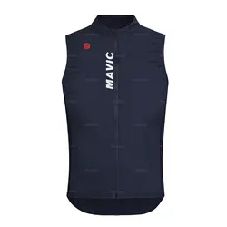 2024 Rx MAVIC New Cycling Sweatshirt Summer Windproof Lightweight Sleeveless Men's Mountain Cycling Sweatshirt Team Cycling