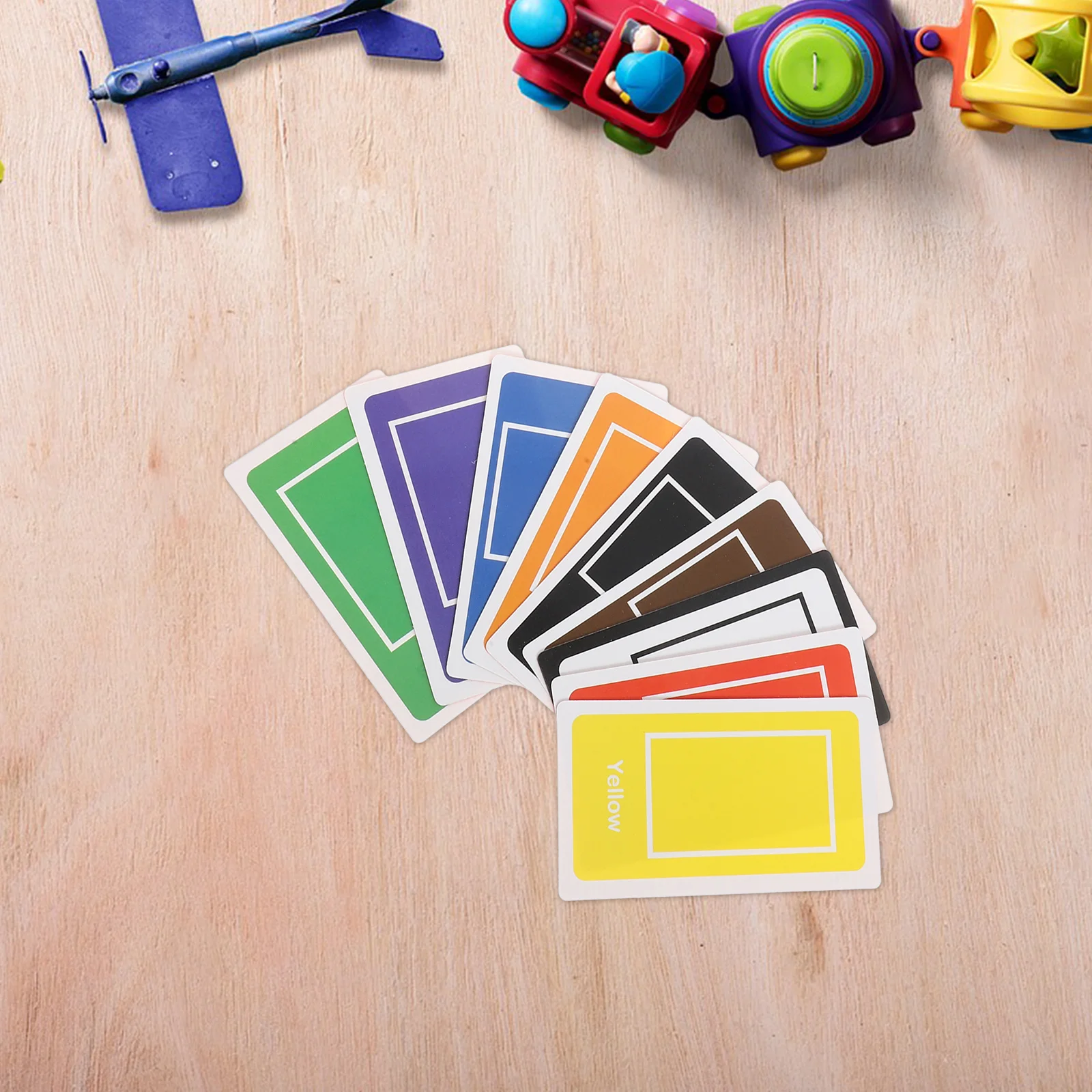 1 Set Farb- und Form-Lernkarten für Kleinkinder, Lernkarten aus Papier, kognitive Entwicklung, visuelle Stimulation
