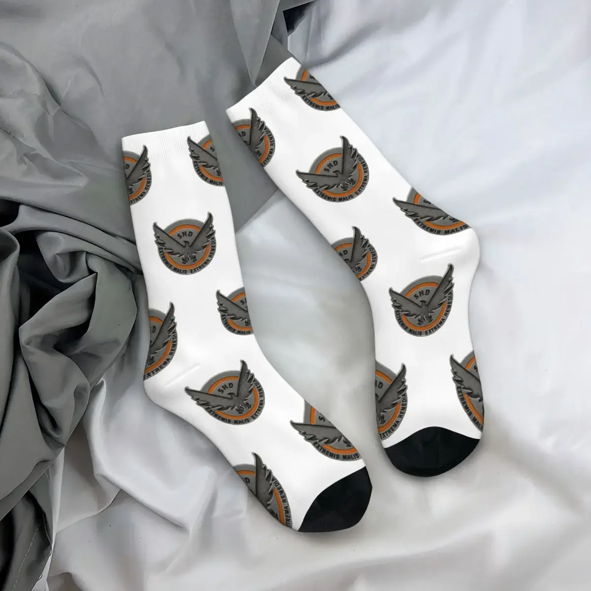 

Носки All Seasons Crew Stockings The Division 2 Shd Strategic Homeland Division, длинные носки в стиле Харадзюку для подарков на День святого Валентина