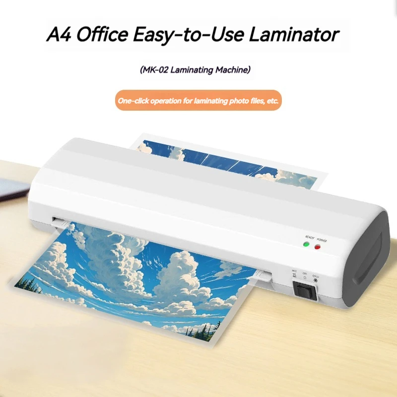 

Двухфункциональный ламинатор для горячего и холодного ламинирования формата А4, с быстрым предварительным нагревом, без застревания бумаги, для ламинирования фотографий.