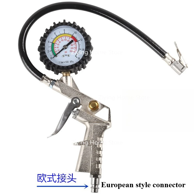 

Подходит для высокоточных манометров для измерения давления в шинах и разъемов в европейском стиле для манометров в шинах.