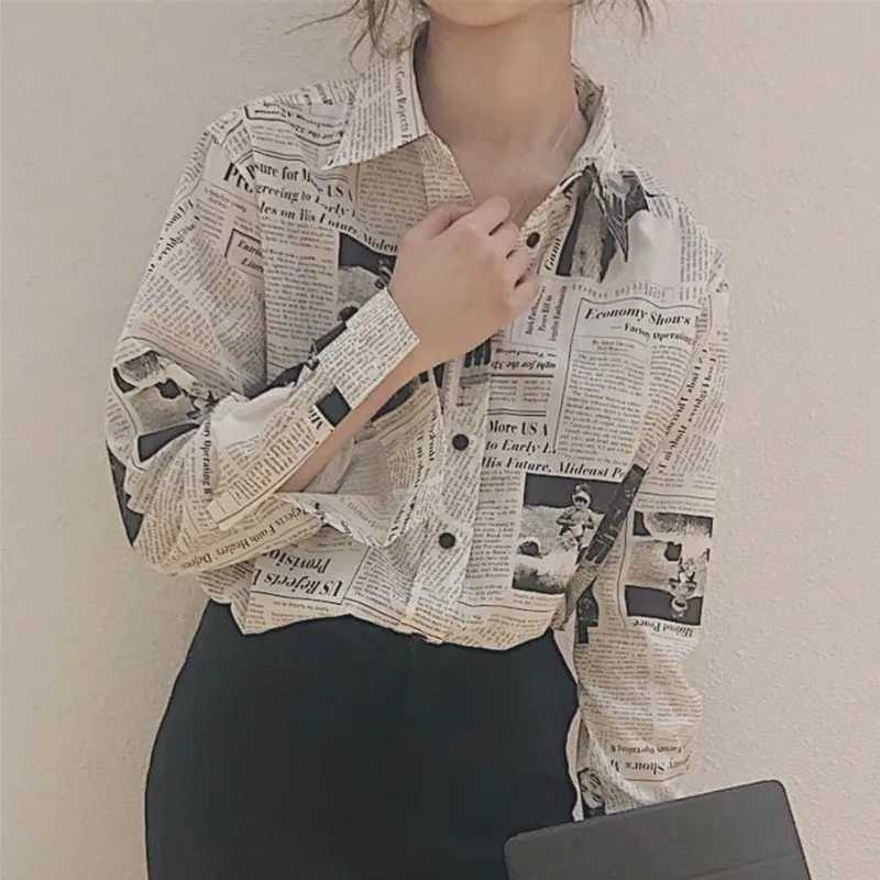 Blusas femininas 3xl casal bf estilo na moda vintage unisex manga longa femme blusa topo namorado chique à prova de sol senhoras streetwear