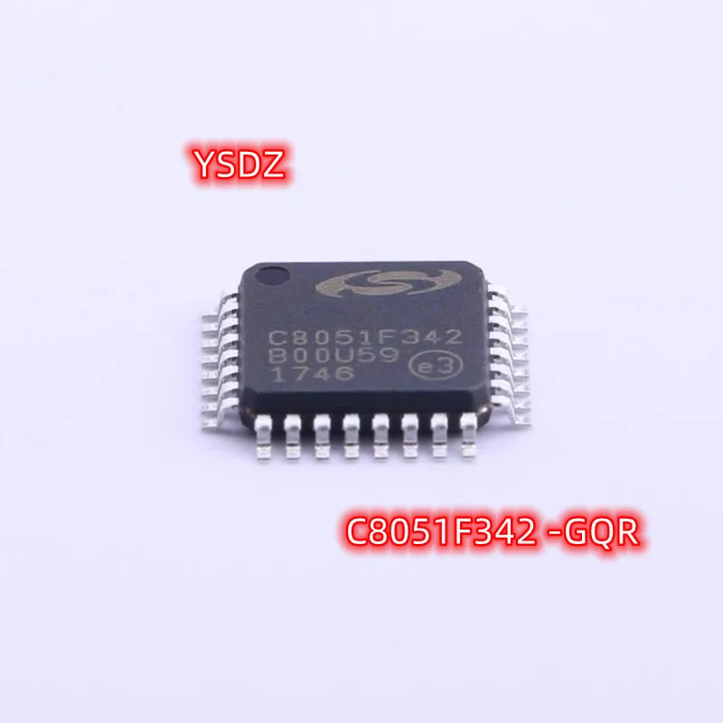 

5 шт. C8051F342-GQR C8051F342 QFP32, новый оригинальный запас