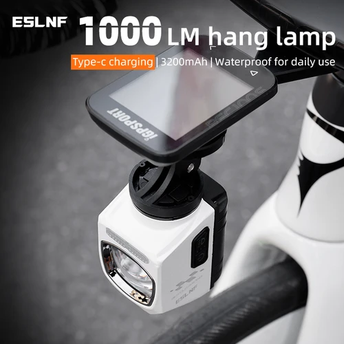 Imagen 2 del producto ESLNF 1000lm lámpara de elevación para ciclismo MTB Road 3200mAh faro de corte de elevación 6 modelos con soporte luz de seguridad nocturna para bicicleta