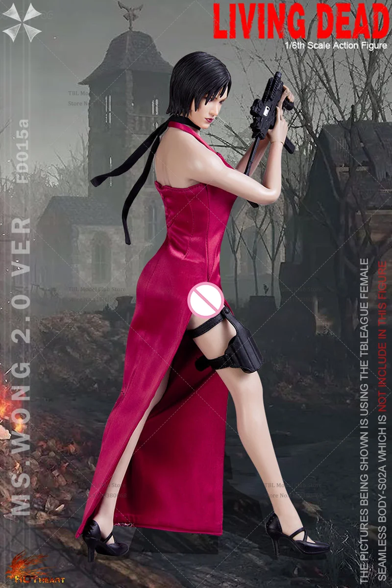 1/6 Scale Spy Killer Military Hardware Sets Weibliche Kleidung Für TBL PH-S02A 12-zoll Action Figure Soldat Hot Heart FD015A/B 2,0