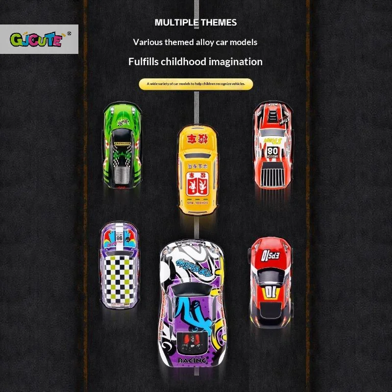 12/20 Cars Mini Alloy Pull Back Racing Car Die Cast Metal Toy Vehicle Inertia Model Car Birthday Party Gift for Kids Boys Girls