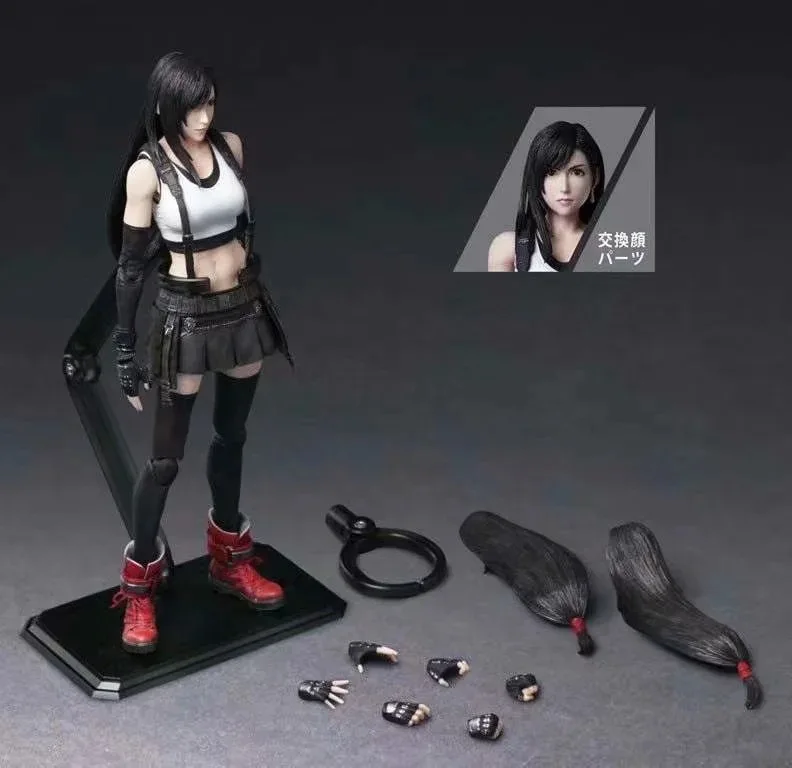 

Final Fsy 7, новейшая версия Play Arts Kai Tifa Lohart, персонажи аниме, коллекционные фигурки, экшн-игрушки в штучной упаковке для взрослых