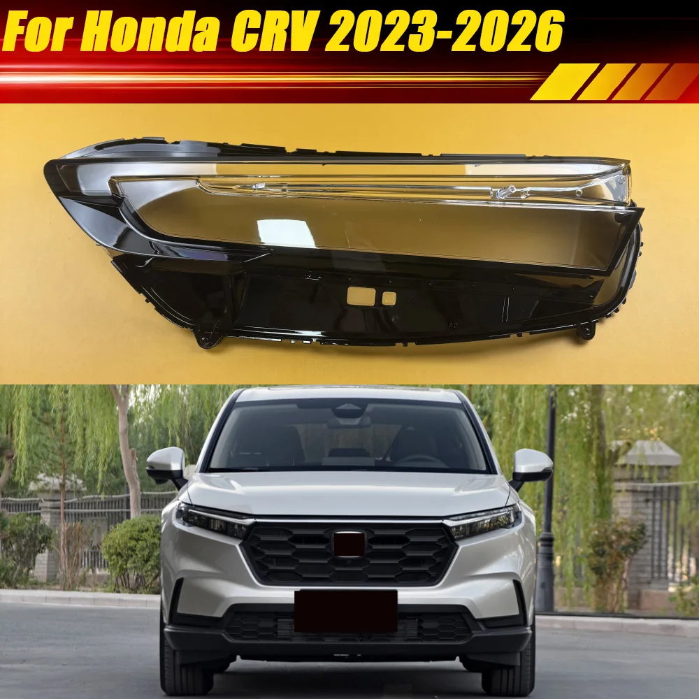 

For Honda CRV 2023-2026 Front Lampshade Head Lamp Shell Headlamp Cover Housing Light Mask Headlight Shade Lens Plexiglass