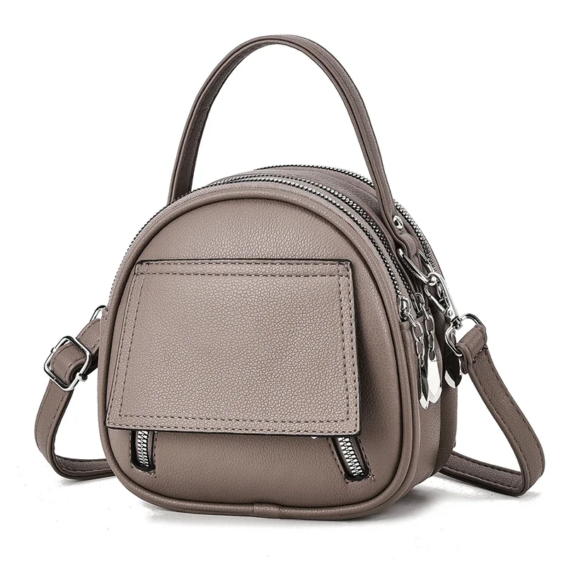 

2026 High Quality Versatile Tote Bag High Capacity Commuting Temperament Crossbody Bags PU Solid Color Casual Shoulder Bags